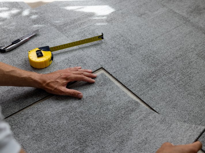 commercial floor install